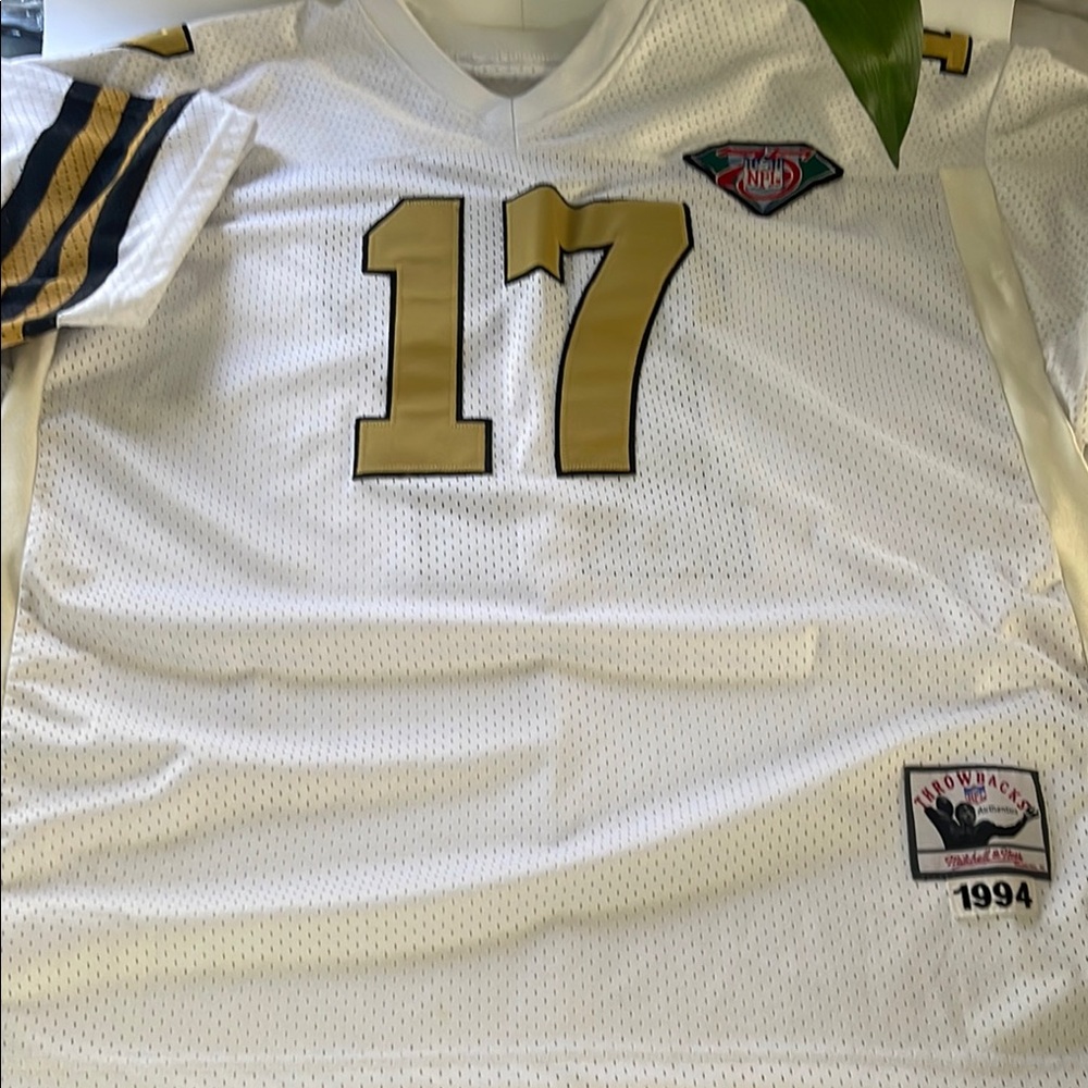 Mitchell & Ness Gold and White Jersey with Number 17